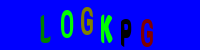 Blue Captcha Image