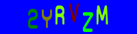 Blue Captcha Image