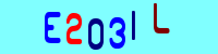 Blue Captcha Image