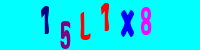 Blue Captcha Image