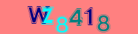 Blue Captcha Image