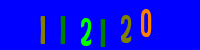 Blue Captcha Image