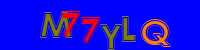 Blue Captcha Image