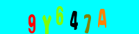 Blue Captcha Image