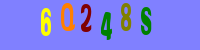 Blue Captcha Image