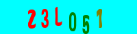 Blue Captcha Image