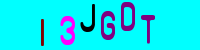 Blue Captcha Image