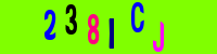 Blue Captcha Image