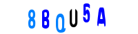 Blue Captcha Image