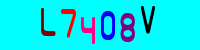 Blue Captcha Image