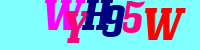 Blue Captcha Image