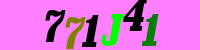 Blue Captcha Image