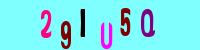 Blue Captcha Image