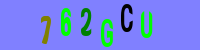 Blue Captcha Image