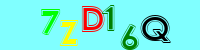 Blue Captcha Image
