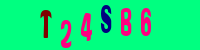 Blue Captcha Image