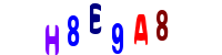 Blue Captcha Image