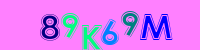 Blue Captcha Image