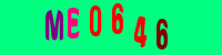 Blue Captcha Image