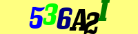 Blue Captcha Image