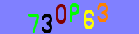 Blue Captcha Image