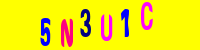 Blue Captcha Image