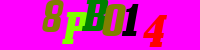 Blue Captcha Image