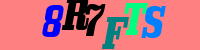 Blue Captcha Image