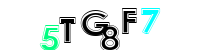 Blue Captcha Image