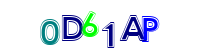 Blue Captcha Image