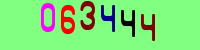 Blue Captcha Image