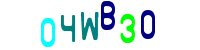 Blue Captcha Image