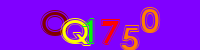 Blue Captcha Image