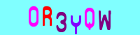 Blue Captcha Image