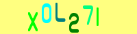 Blue Captcha Image