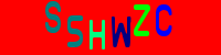 Blue Captcha Image