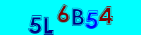 Blue Captcha Image