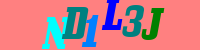Blue Captcha Image