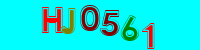 Blue Captcha Image