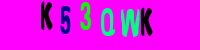 Blue Captcha Image