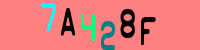 Blue Captcha Image