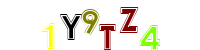 Blue Captcha Image