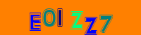 Blue Captcha Image