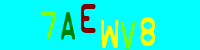 Blue Captcha Image