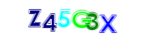Blue Captcha Image