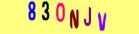 Blue Captcha Image