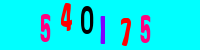 Blue Captcha Image
