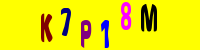 Blue Captcha Image