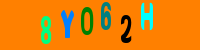 Blue Captcha Image