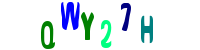 Blue Captcha Image